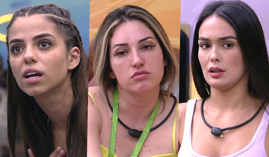 Key Alves, Amanda e Larissa, participantes do BBB 23.