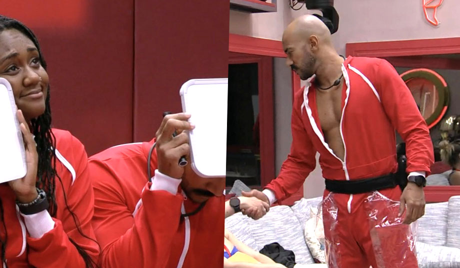 Sarah e Ricardo, participantes do BBB 23.