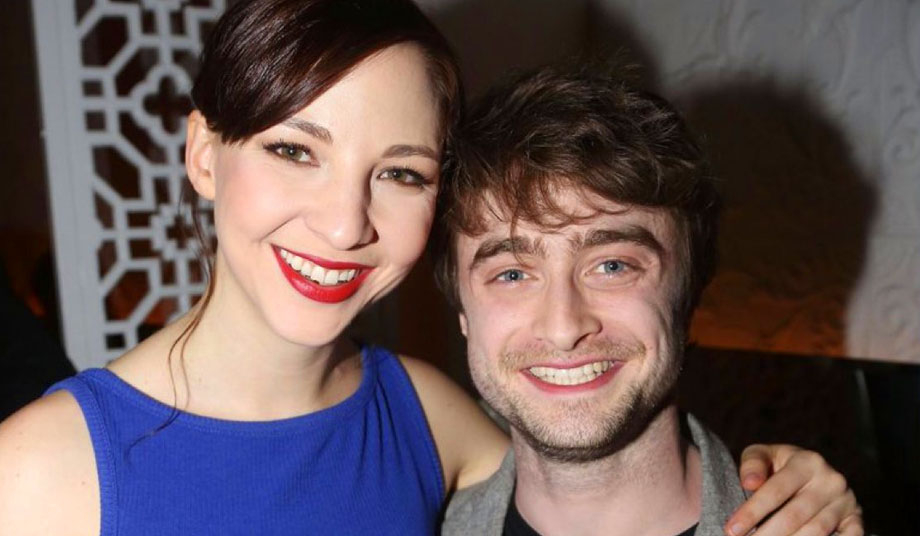 Erin Darke e Daniel Radcliffe, o Harry Potter.