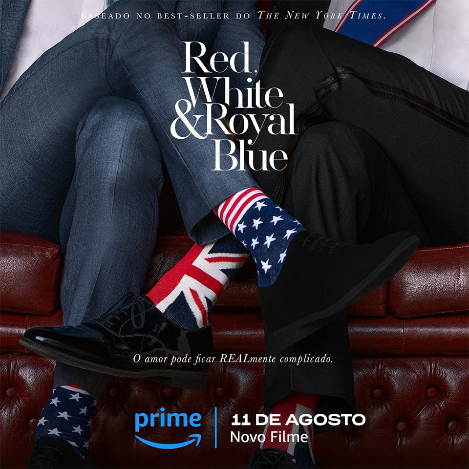 Poster oficial com data de "Vermelho, Branco & Sangue Azul".