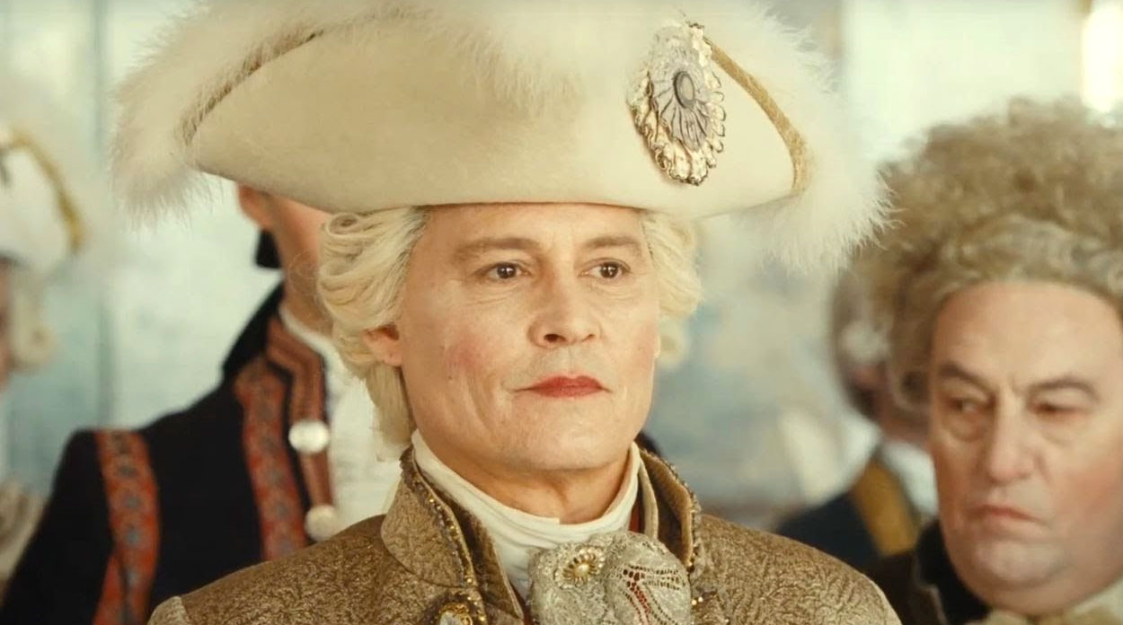 Johnny Depp no filme Jeanne du Barry.