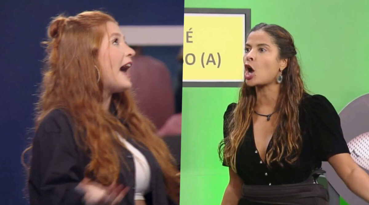 Gyselle briga com Giulia durante jogo da discórdia em A Grande Conquista.