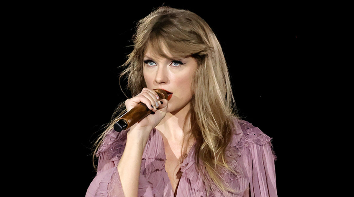 Foto de Taylor Swift na The Eras Tour.
