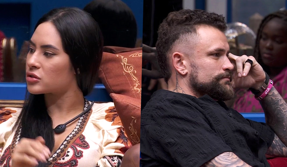 Isabelle e Vinicius, participantes do BBB 24.