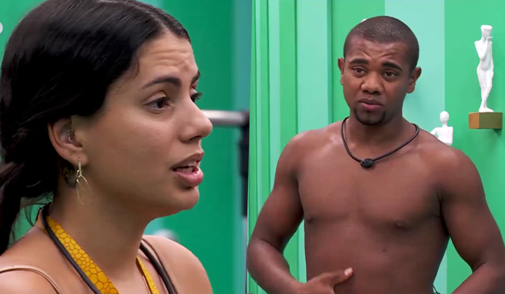 Fernanda e Davi, participantes do BBB 24.