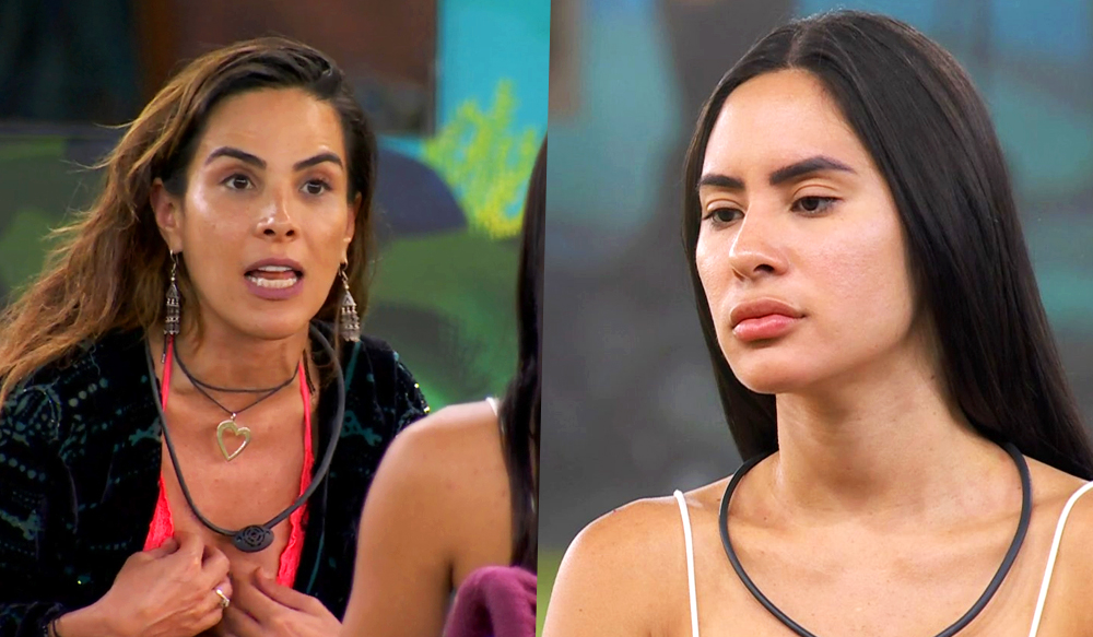 Wanessa e Isabelle conversando sobre Davi no BBB 24.
