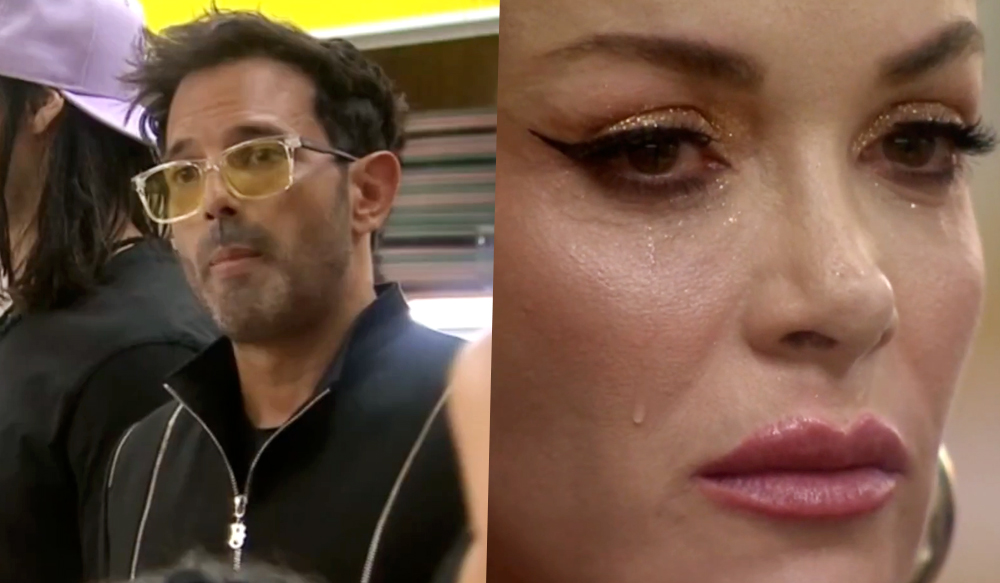 Ator colombiano Alejandro Estrada, que entrou no La Casa de Los Famosos para pedir divórcio à esposa ao vivo.