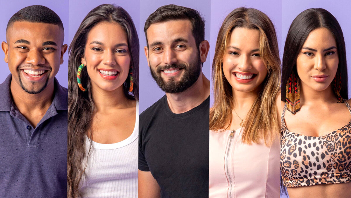 Davi, Alane, Matteus, Beatriz e Isabelle, participantes do BBB 24 que mais se destacaram no ganho de seguidores dia 12 de março.