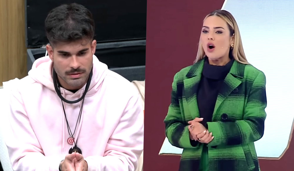 Lucas de Albú, participante de A Grande Conquista 2, sugerindo que atitude de Rachel Sheherazade pode ter influenciado resultado de prova da virada.
