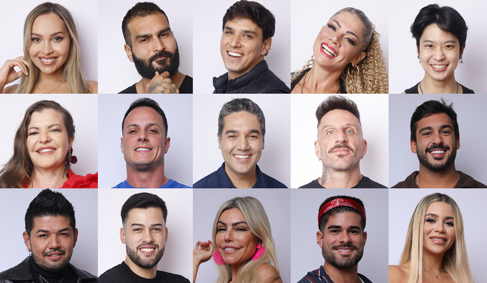 Participantes de A Grande Conquista 2, reality show da Record TV.