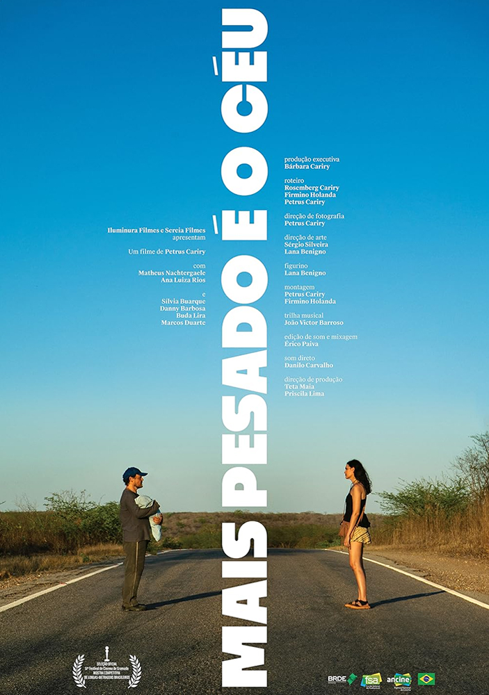 Pôster oficial do filme "Mais Pesado é o Céu".