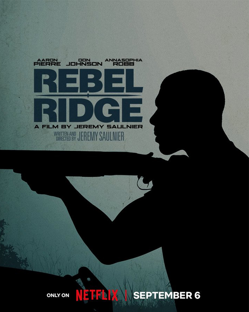 Pôster oficial de "Rebel Ridge", novo thriller de ação da Netflix.