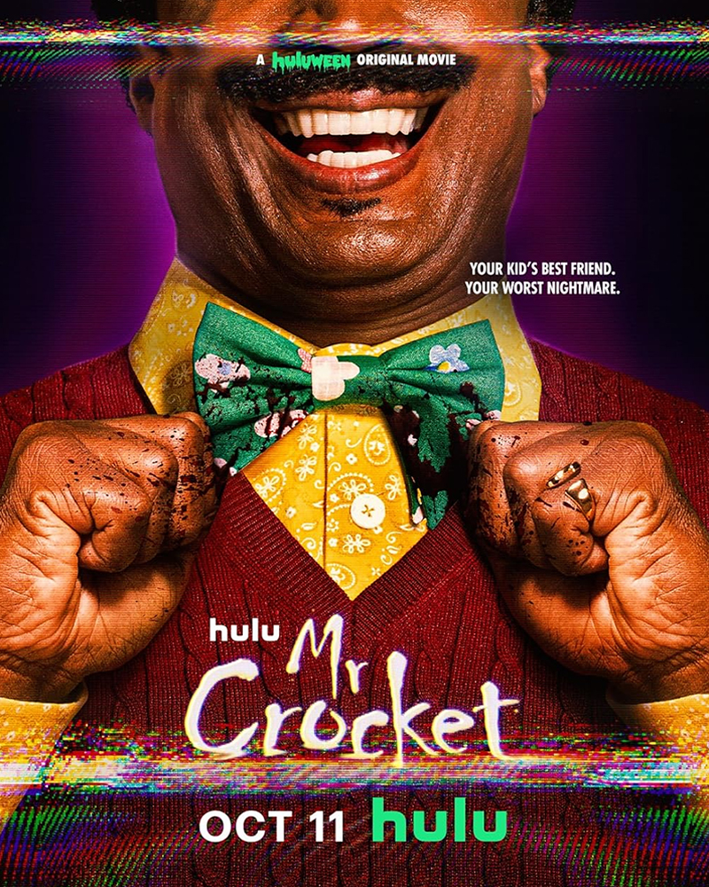 Pôster oficial de "Mr. Crocket", novo terror do Hulu.