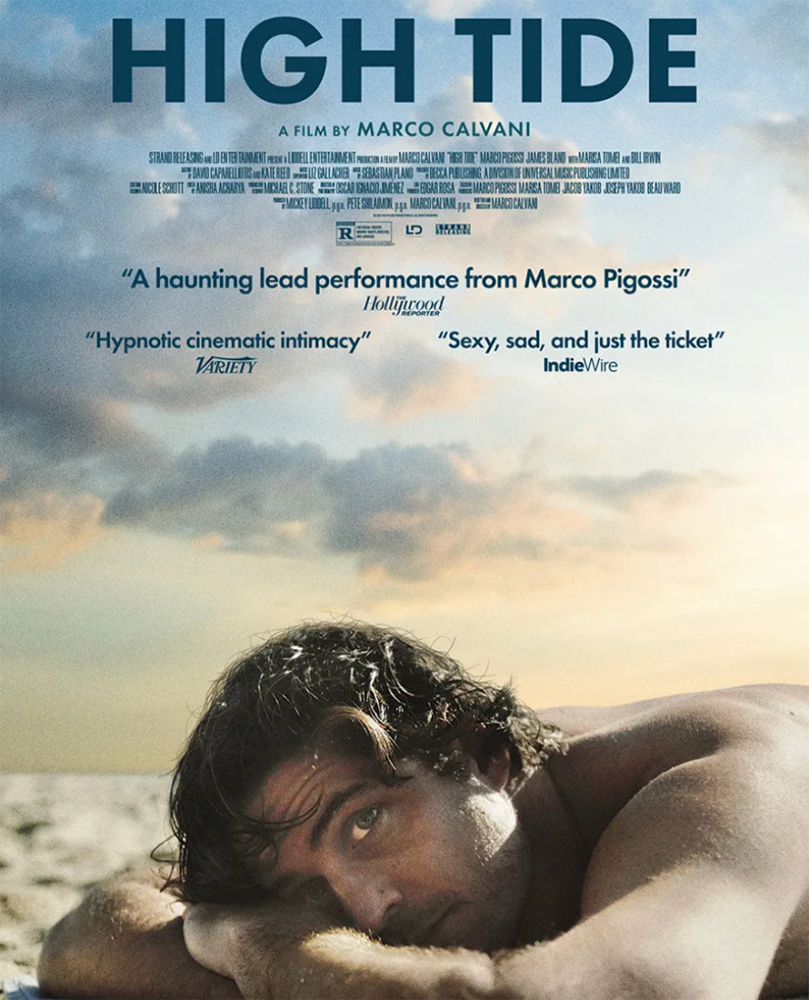 Pôster de High Tide, filme protagonizado por Marco Pigossi.