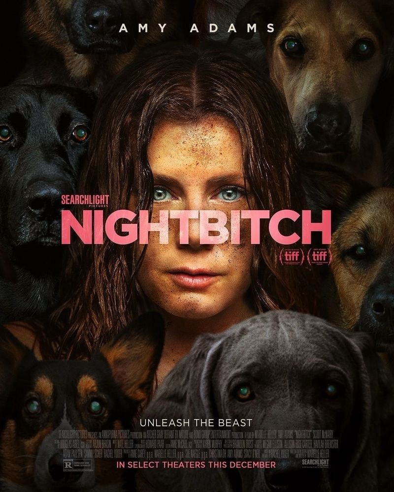 Pôster oficial de "Nightbitch", novo filme protagonizado por Amy Adams.