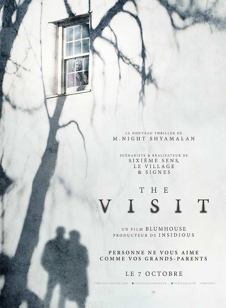 Pôster oficial de "A Visita", filme do diretor M. Night Shyamalan.