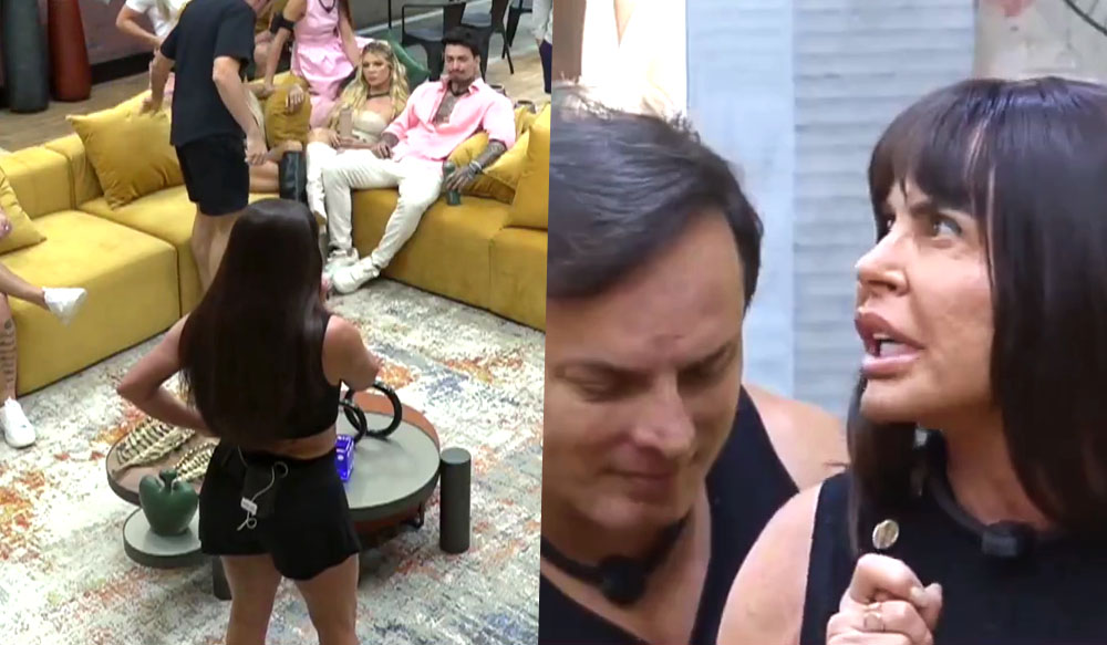 Gretchen e Esdras, participantes do Power Couple Brasil 7.
