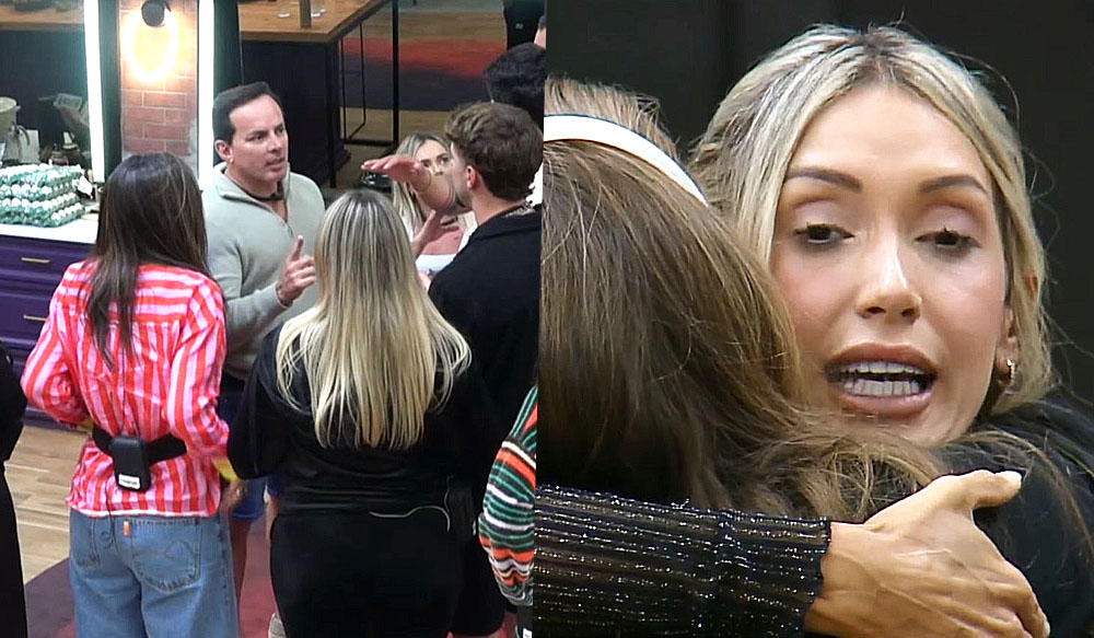 Esdras enaltecendo Gretchen e detonando Talira no Power Couple Brasil 7.