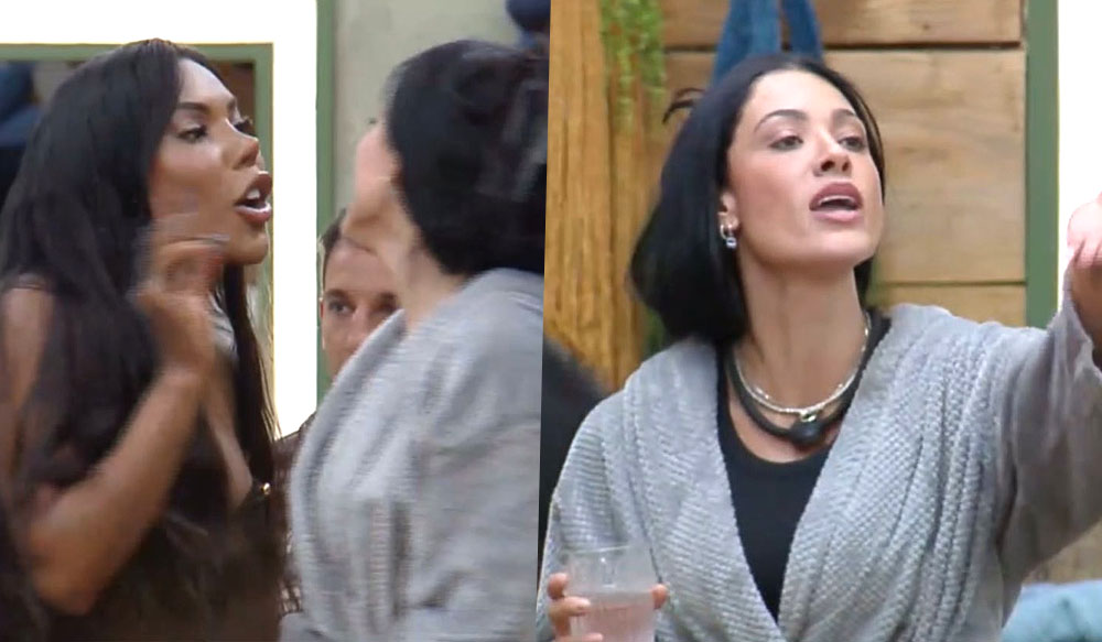 Carol discutindo com Rayane outra vez em A Fazenda 17 e citando Gracyanne Barbosa.