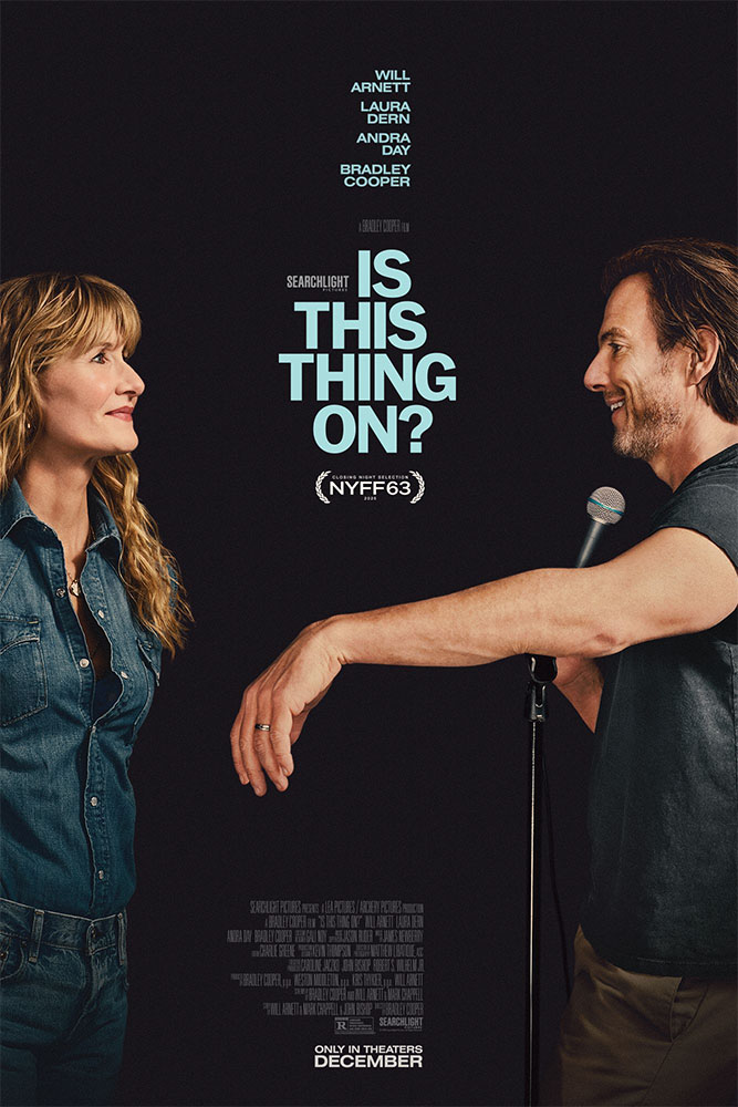 Pôster oficial de "Is This Thing On?".
