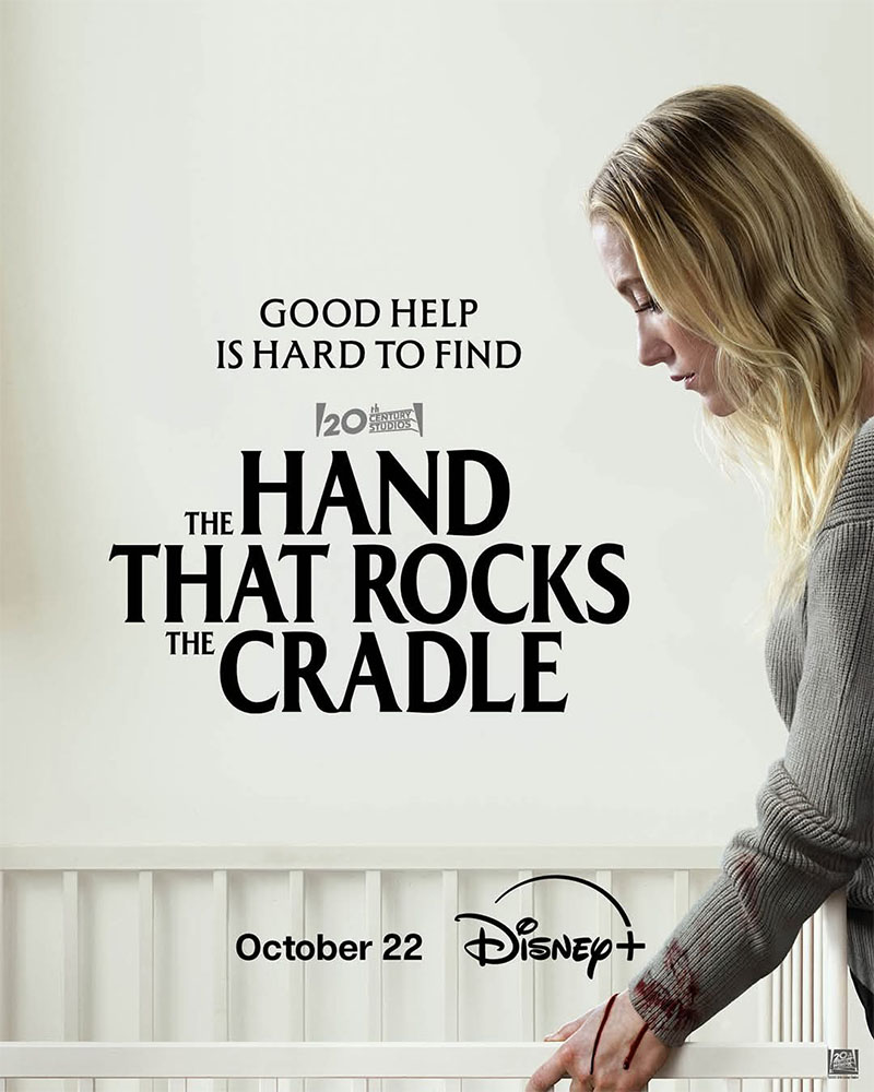 Pôster oficial de "A Mão Que Balança o Berço".