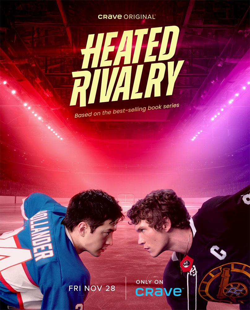 Pôster oficial de "Heated Rivalry".