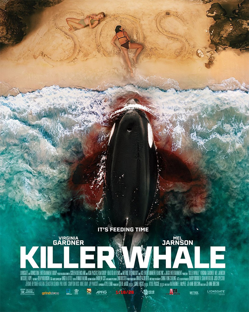 Pôster oficial de "Killer Whale".