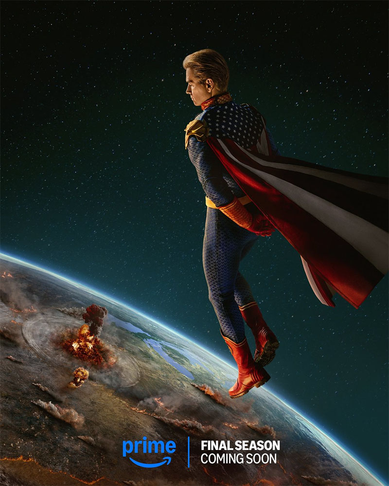 Pôster oficial da quinta e última temporada de "The Boys".