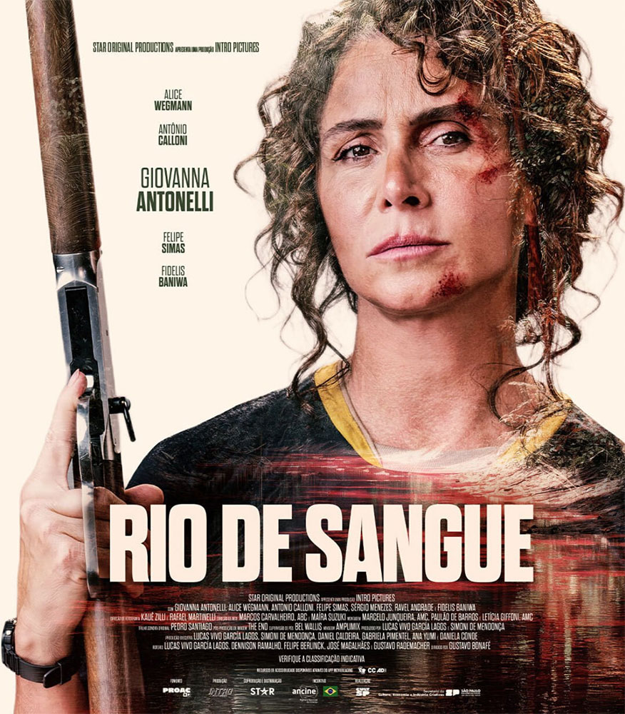 Pôster oficial de "Rio de Sangue".