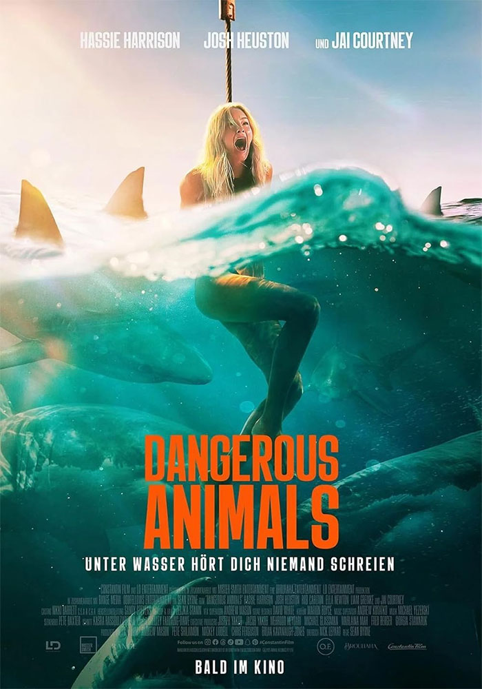 Pôster oficial de "Animais Perigosos".