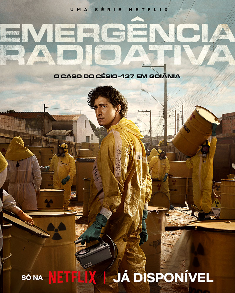 Pôster oficial de "Emergência Radioativa".