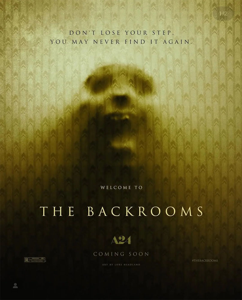 Pôster oficial de "Backrooms"