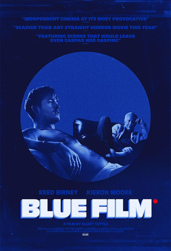 Pôster oficial de "Blue Film".