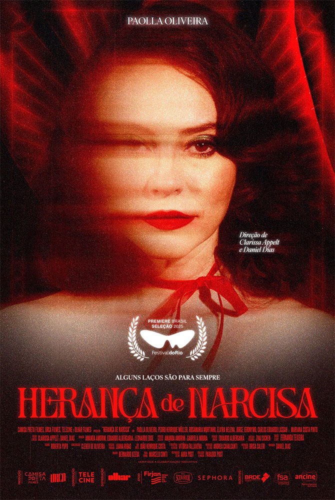 Pôster oficial de "Herança de Narcisa".