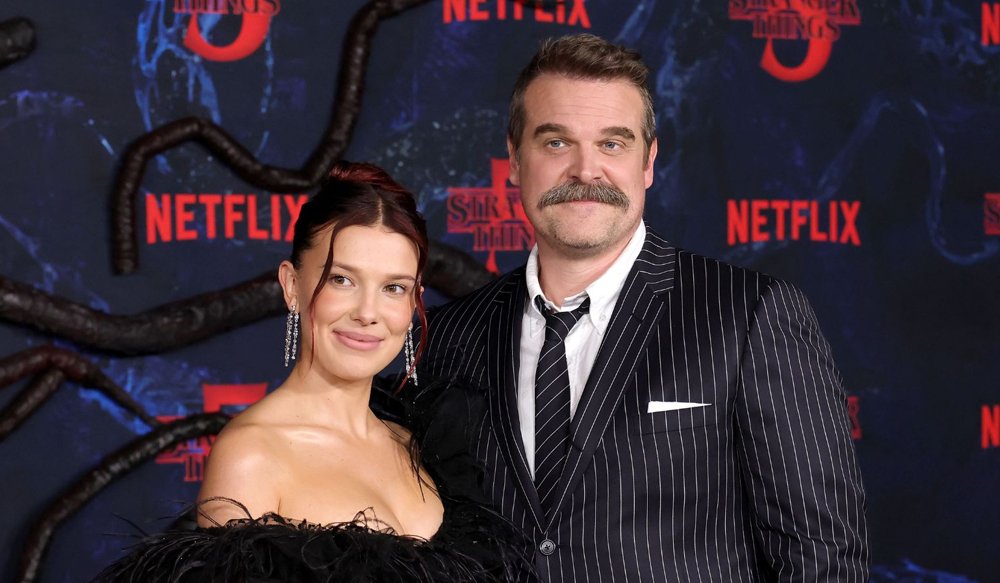 David Harbour e Millie Bobby Brown