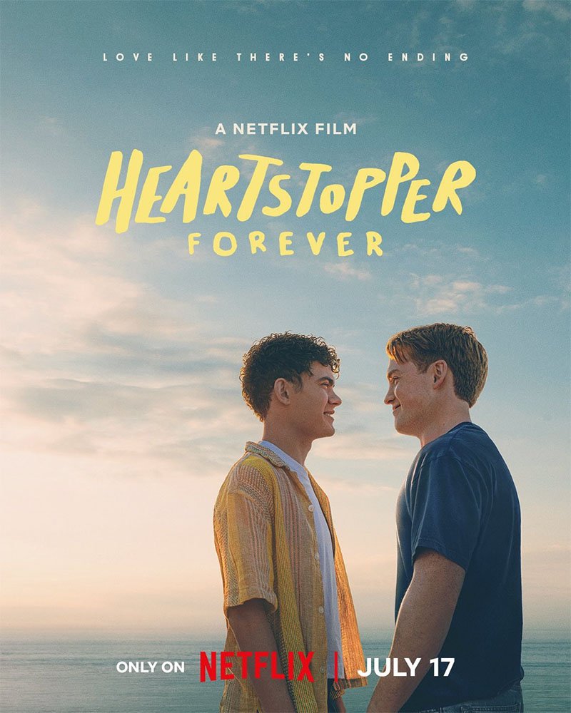 Pôster oficial de "Heartstopper: Para Sempre".