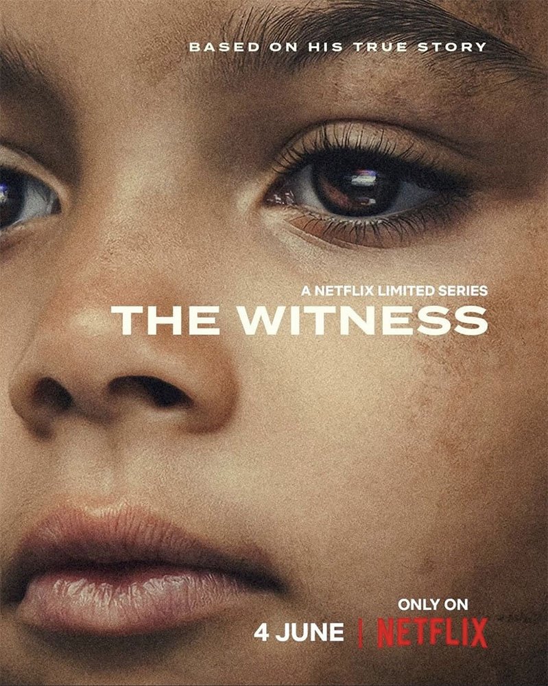 Pôster oficial de "A Testemunha", nova minissérie da Netflix.