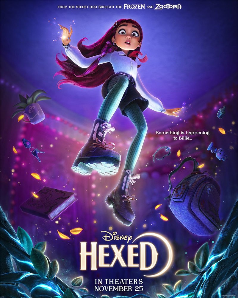 Pôster oficial de "Enfeitiçadas: Bem-vindos a Hexe".