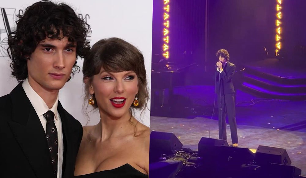 Sombr e Taylor Swift no Songwriters Hall of Fame