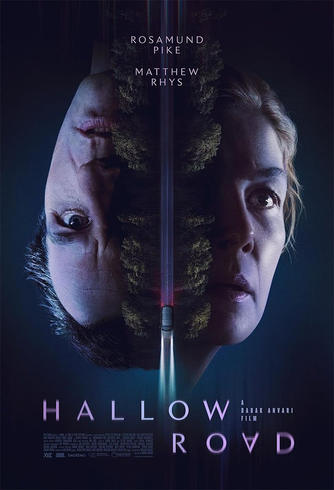 Pôster oficial de "Hallow Road: Caminho Sem Volta".