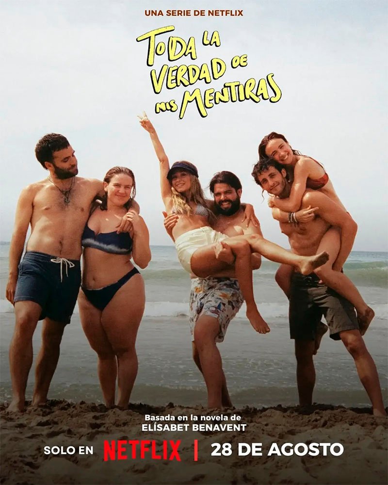 Pôster oficial de "A Verdaed  por Trás das Minhas Mentiras".