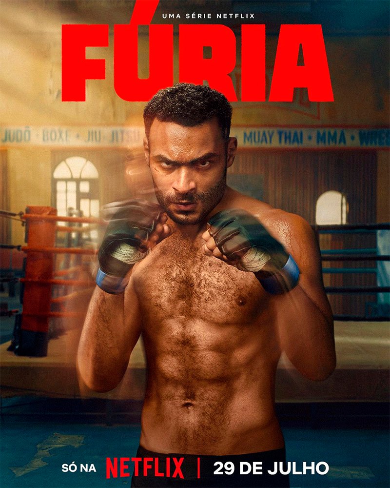 Pôster oficial de "Fúria".