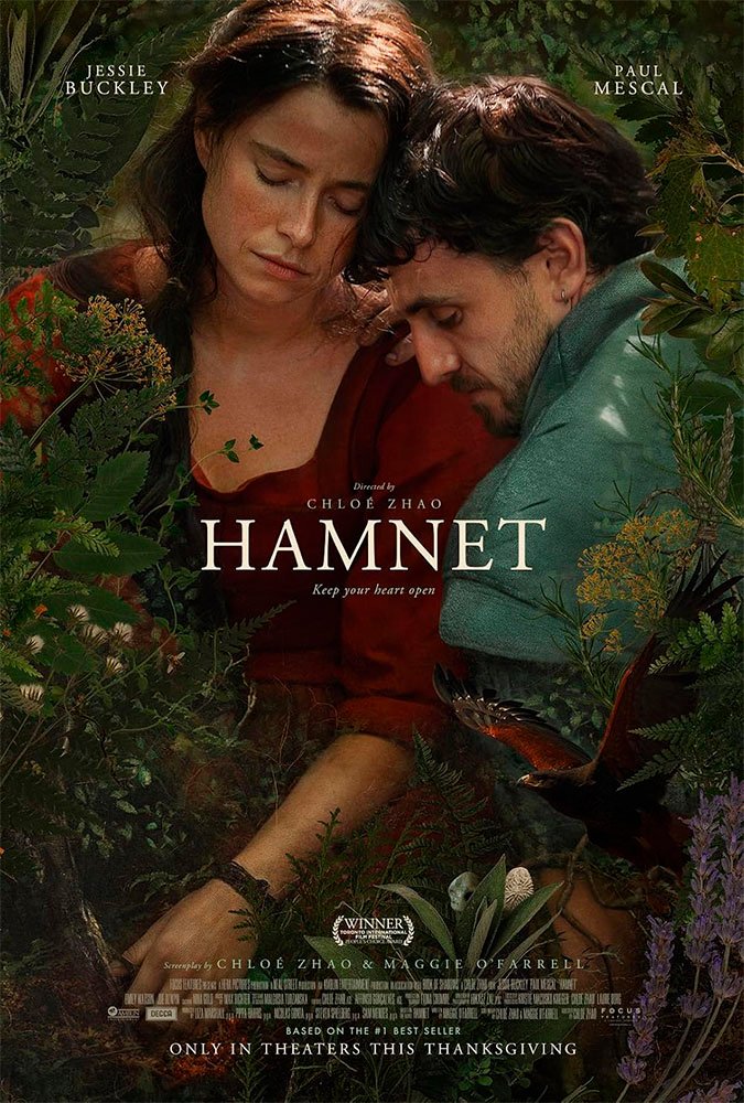 Pôster oficial de "Hamnet: A Vida Antes de Hamlet".