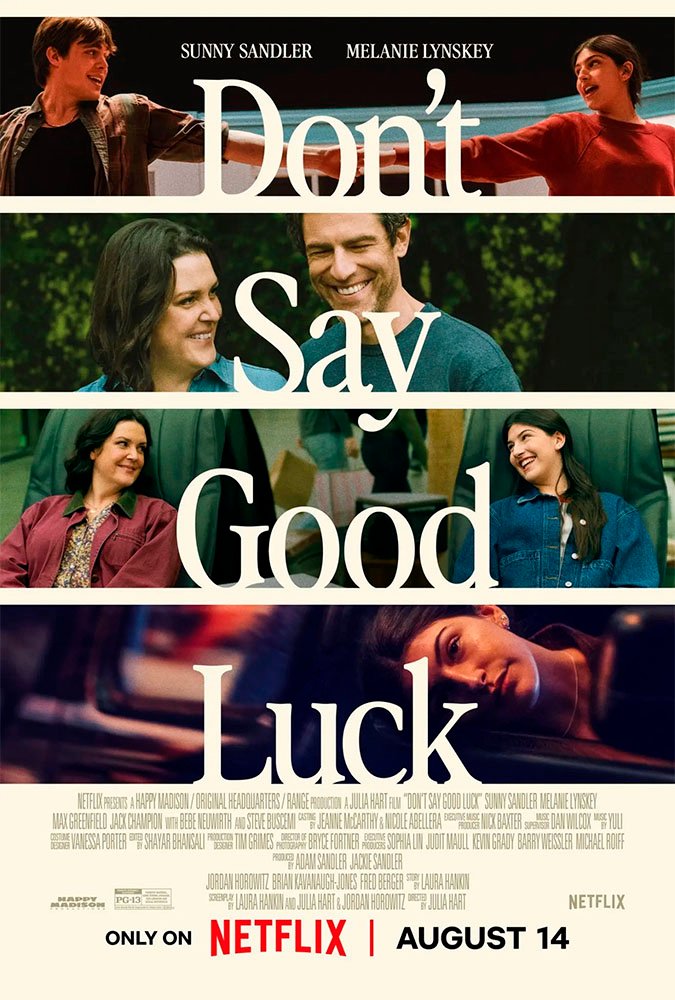 Pôster oficial de "Don't Say Good Luck".