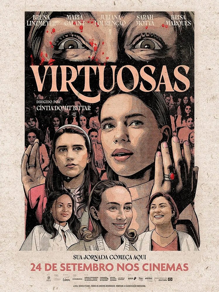 Pôster oficial de "Virtuosas".