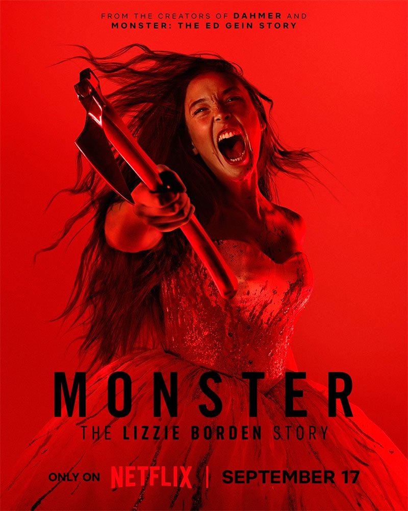 Novo pôster oficial de “Monstro: A História de Lizzie Borden”.