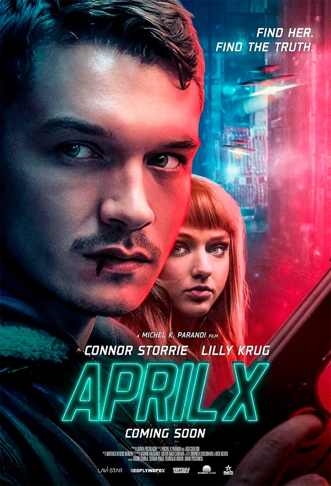 Pôster oficial de "April X".