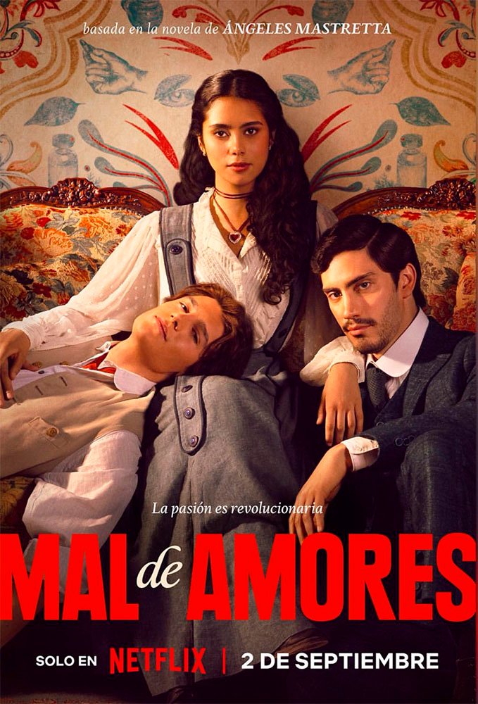 Pôster oficial de "Mal de Amores".