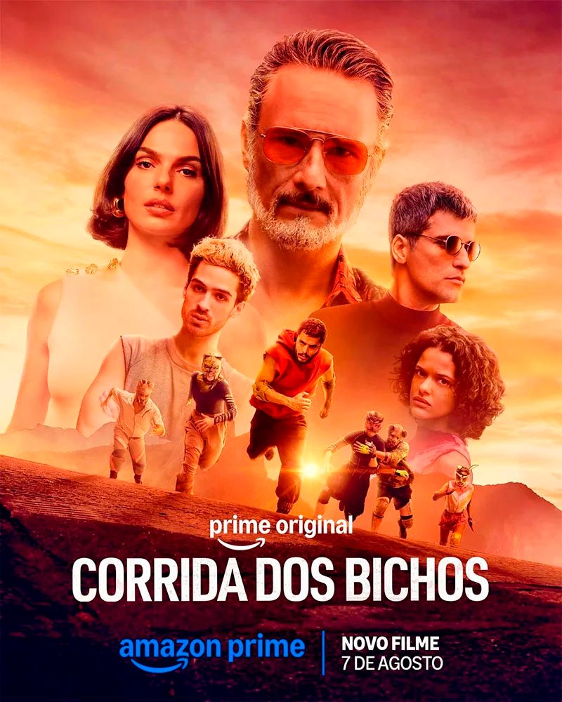 Pôster oficial de "Corrida dos Bichos".