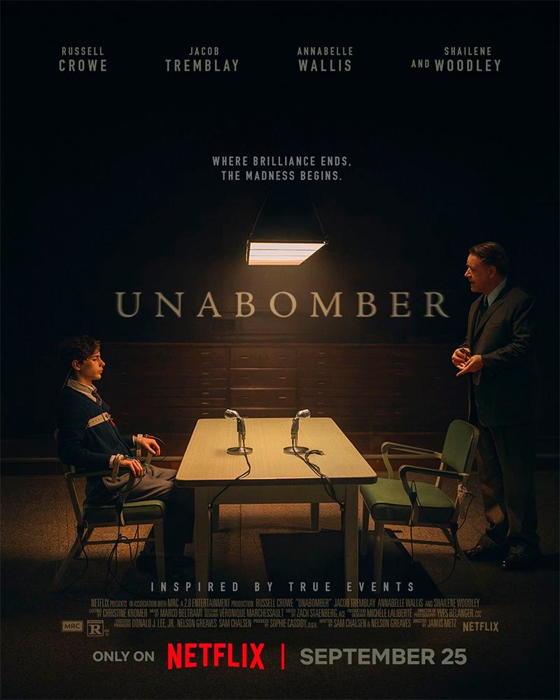 Pôster oficial de "Unabomber".